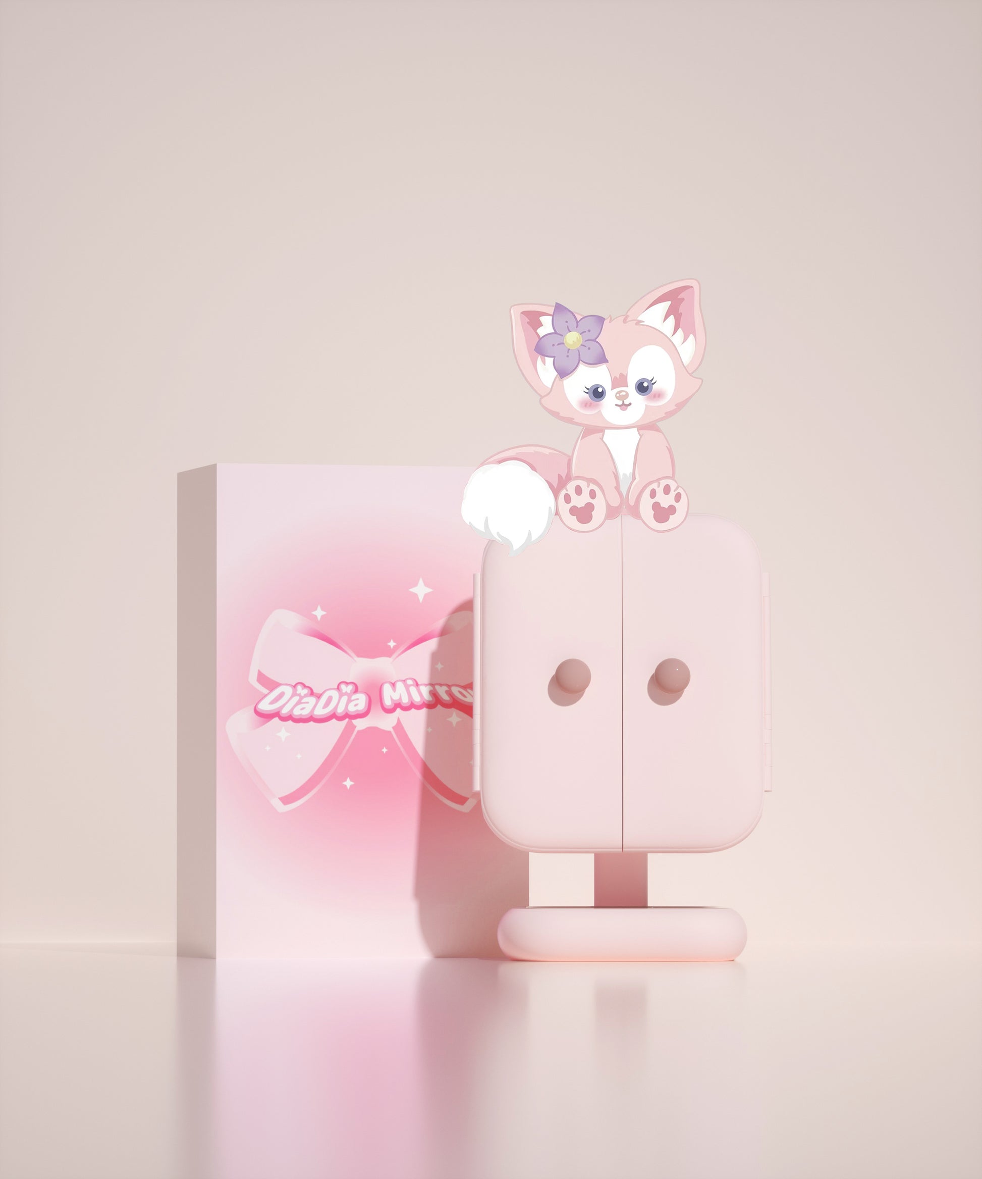 DOCO LAB Battery capacity: 2500mAh, middle mirror lamp bead three-color temperature, one-button touch control, long press stepless dimming, with a 2x mirror, a 5x mirror,