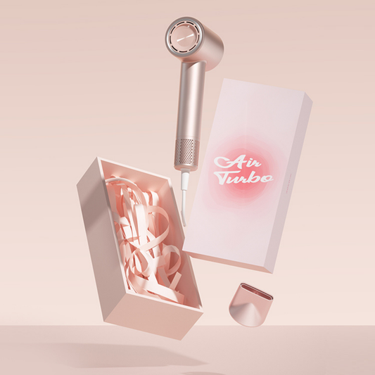 DOCO LAB High-speed hair dryer - space gray/clear white Pink